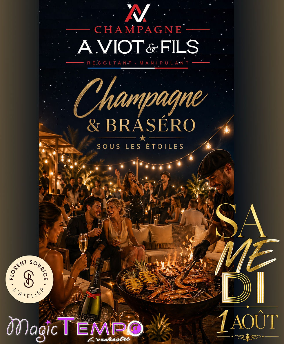 Champagne & Braséro Sous Les Étoiles