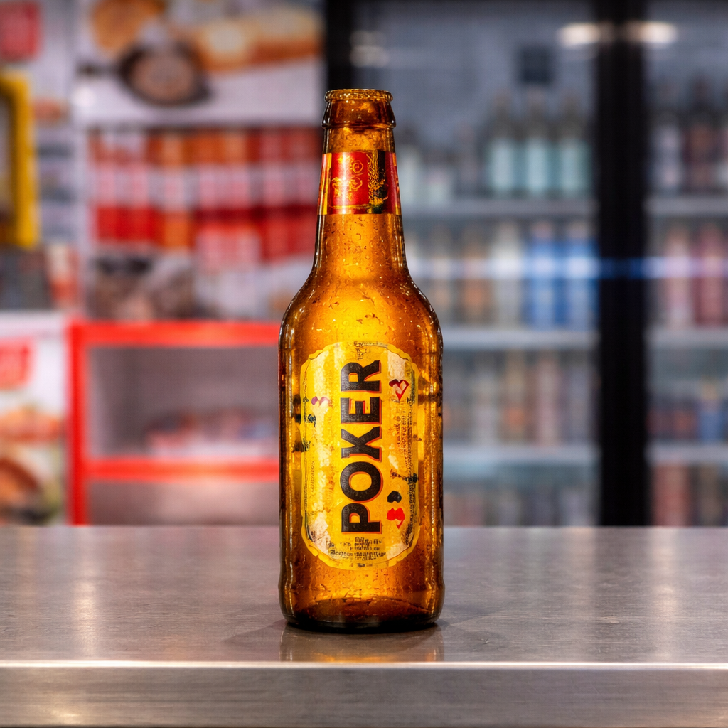 Cerveza Poker cristal 330ml