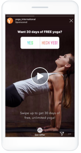 Contoh Instagram Story Ads