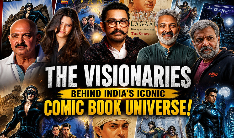 Indian Filmmakers Are Quietly Building Marvel-Style Universes Through Comic Books
