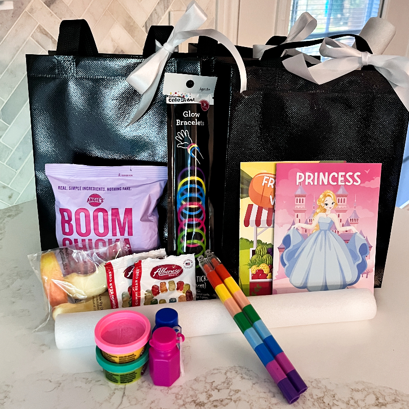 Hotel Goodie and Activity Gifts for Kids gifts for kids rental for weddings, showers, birthdays and corporate events