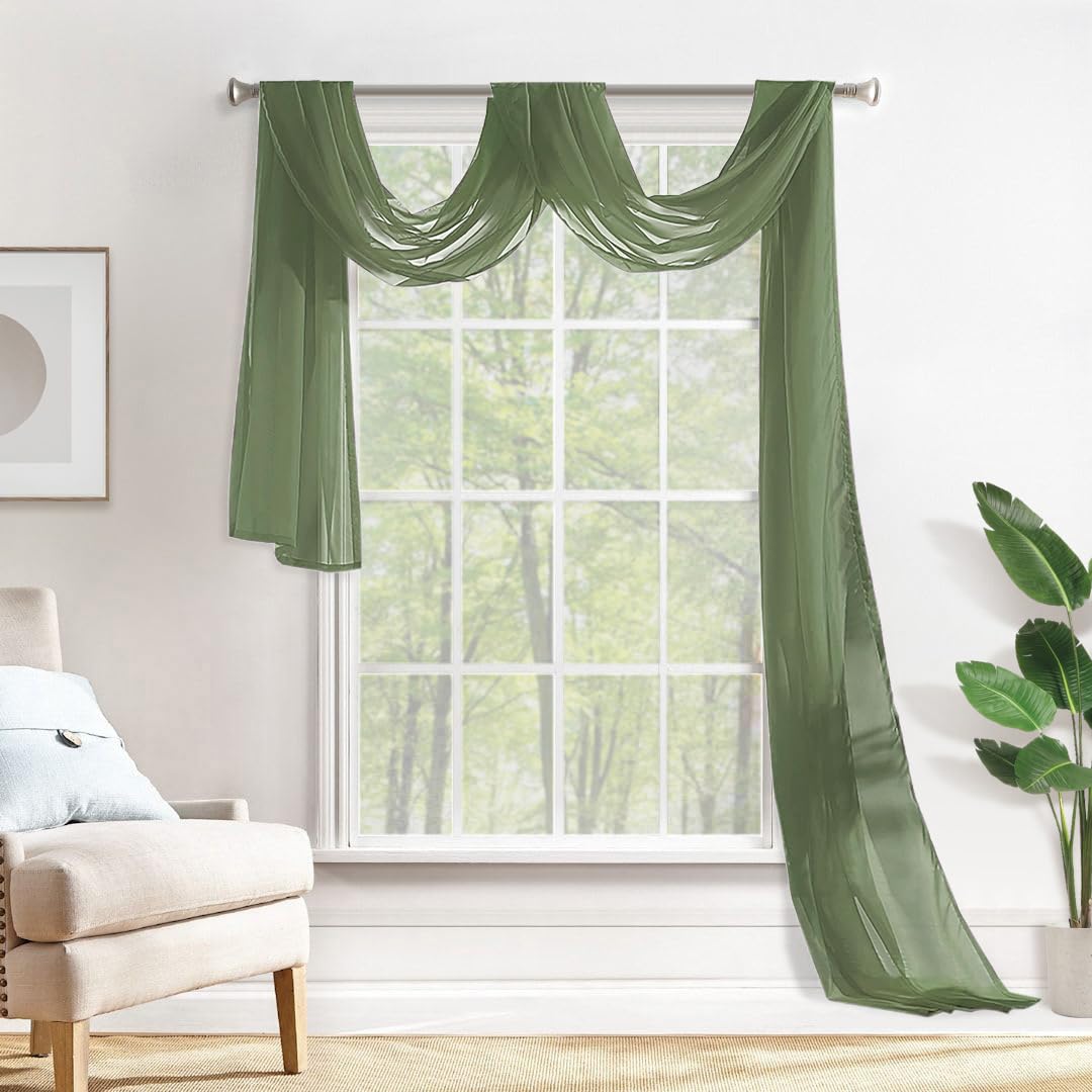Green Draping and Swag drapery rental for weddings, showers, birthdays and corporate events