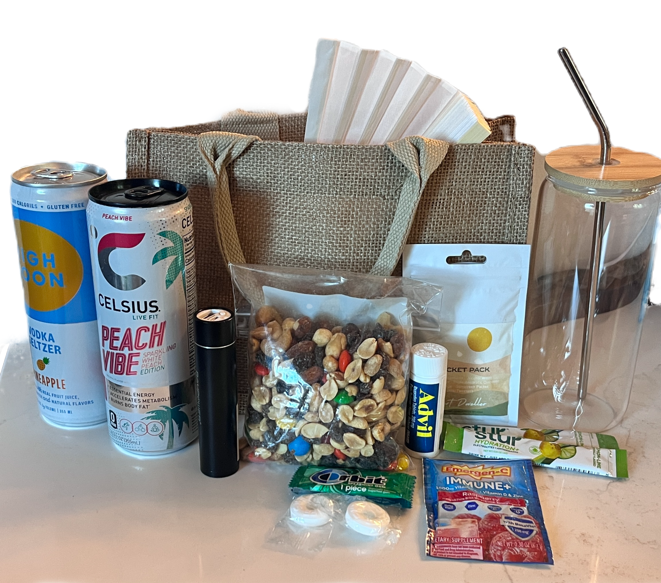 Welcome Hospitality Gifts for Hotel Guests for Weddings and Events gifting rental for weddings, showers, birthdays and corporate events