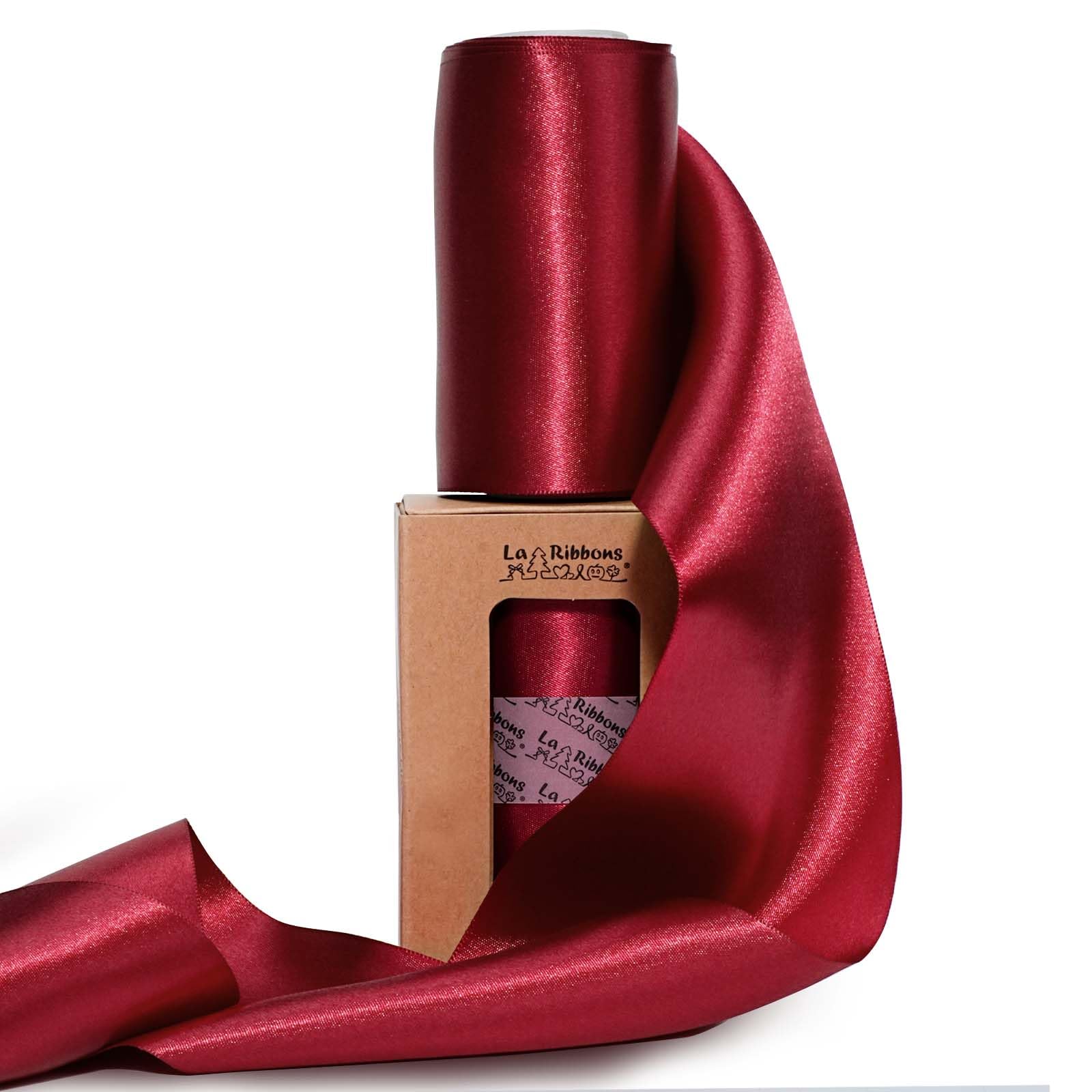 Red Satin Ribbon ribbon rental for weddings, showers, birthdays and corporate events