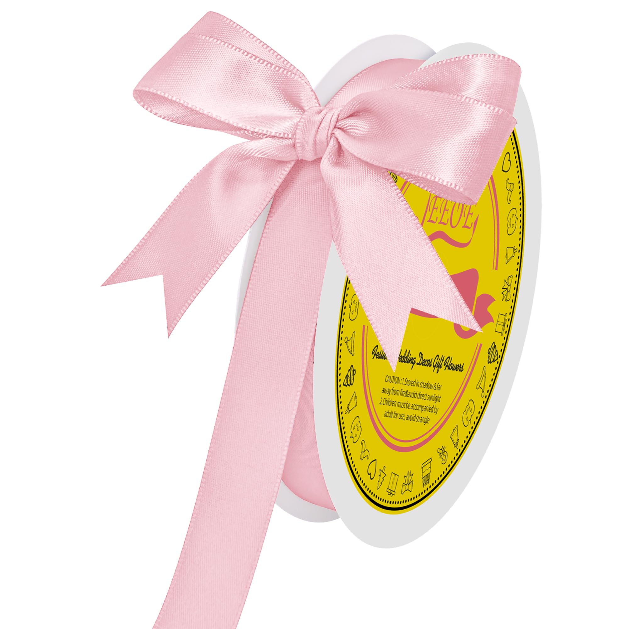 Pink Sattin Ribbon ribbon rental for weddings, showers, birthdays and corporate events