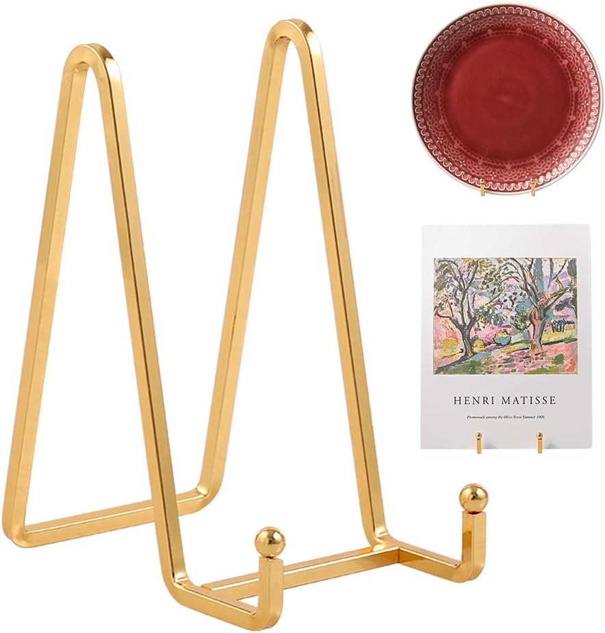 Gold Medium Gold Sign and Picture Stand stands rental for weddings, showers, birthdays and corporate events
