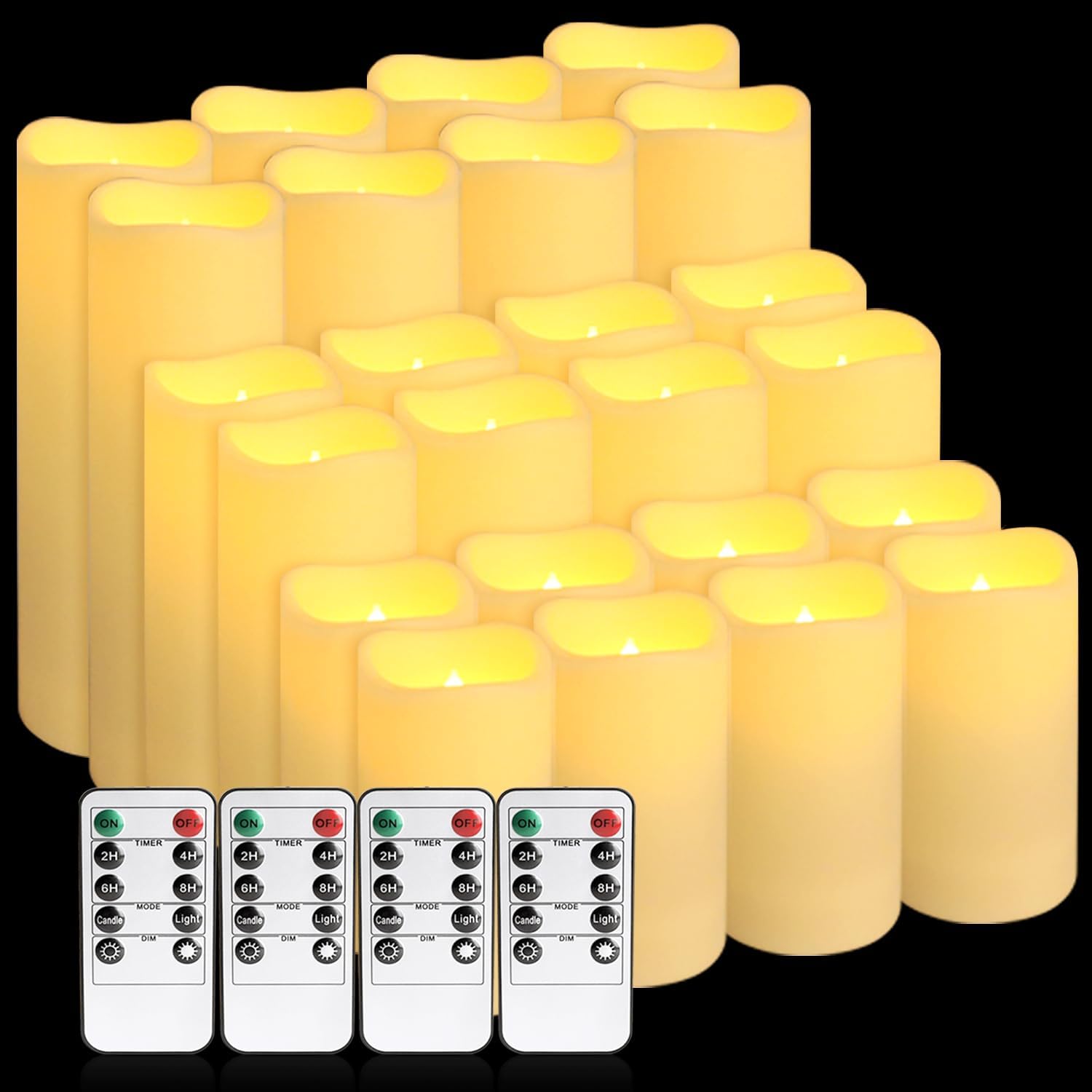 Indoor and Outdoor Battery Operated Candles candles rental for weddings, showers, birthdays and corporate events