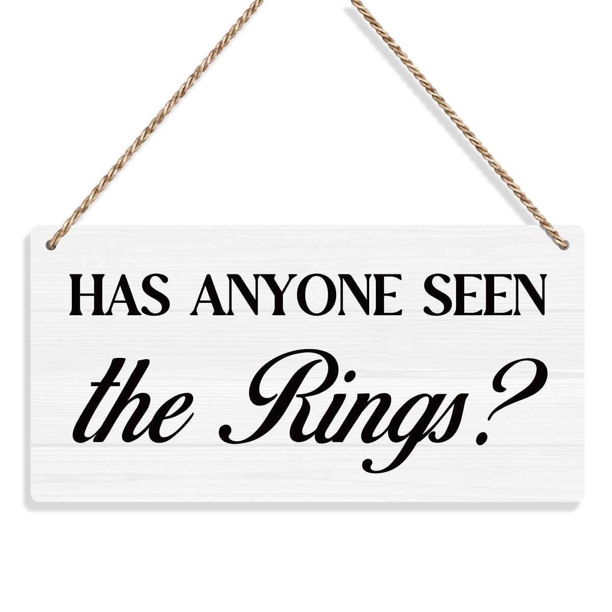 Natural Ring Bearer Sign ceremony rental for weddings, showers, birthdays and corporate events