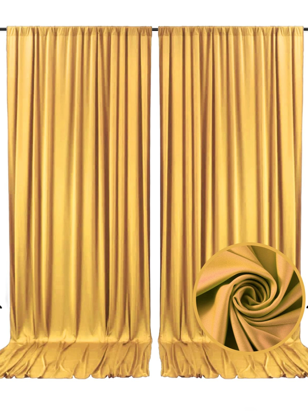 Gold Metallic Backdrop photobooth rental for weddings, showers, birthdays and corporate events