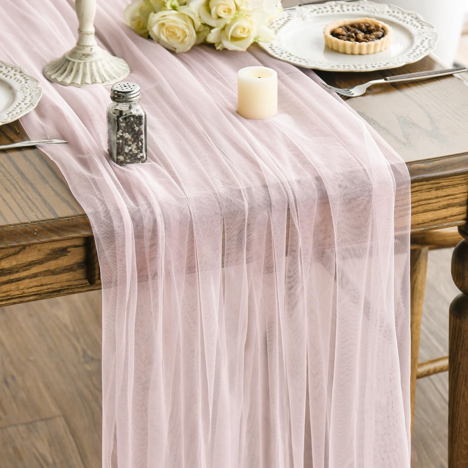 Pink Baby Girl Table Runner and Swag linens rental for weddings, showers, birthdays and corporate events
