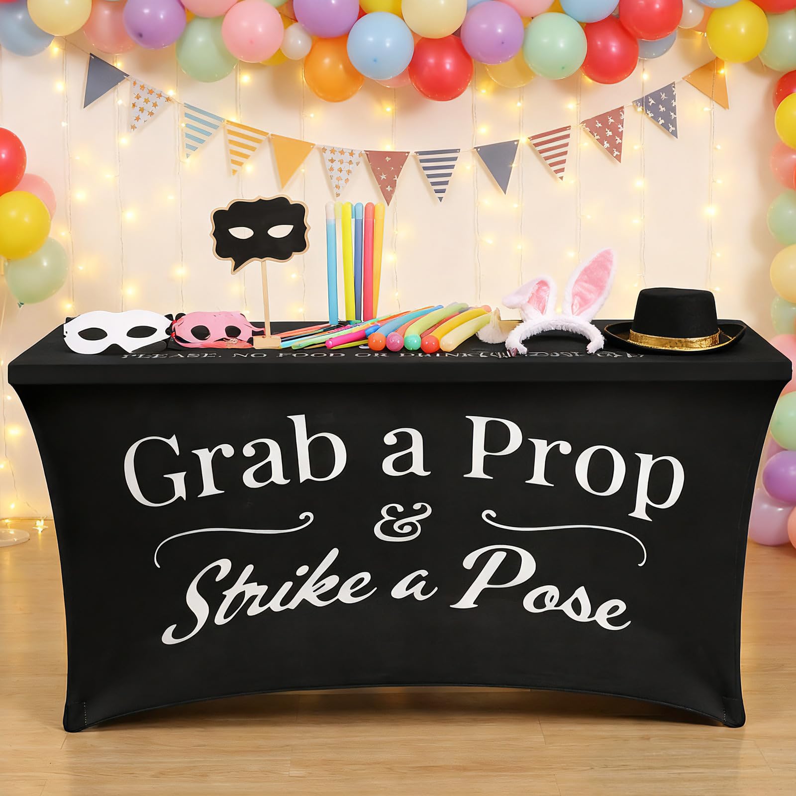 Photo Booth Table Linen photobooth rental for weddings, showers, birthdays and corporate events