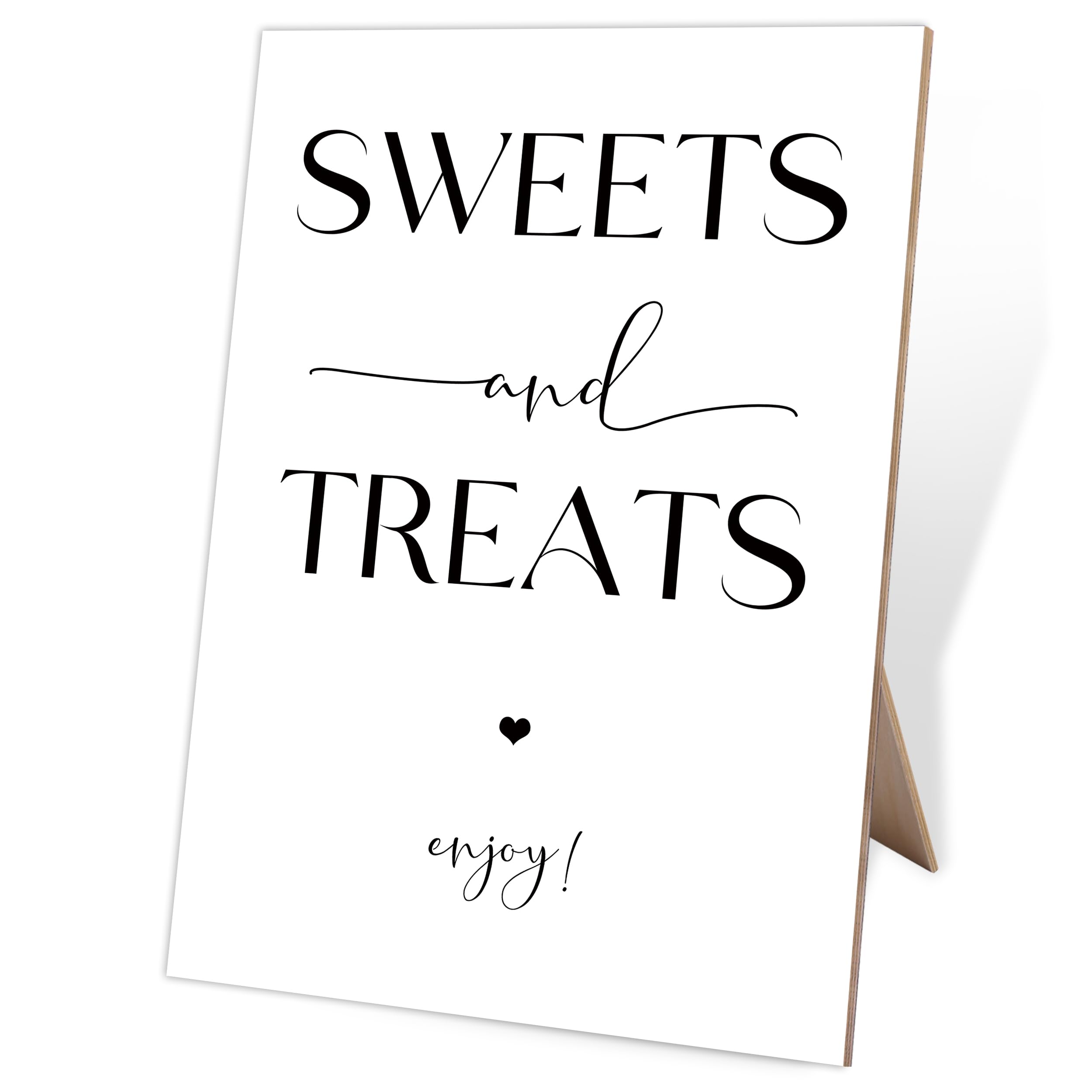 Classic Sweets and Treats Sign signage rental for weddings, showers, birthdays and corporate events