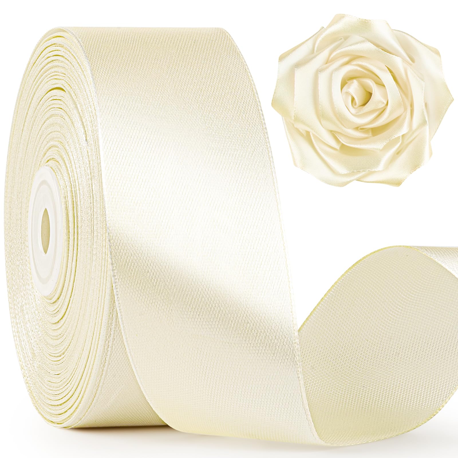 Ivory Ribbon ribbon rental for weddings, showers, birthdays and corporate events
