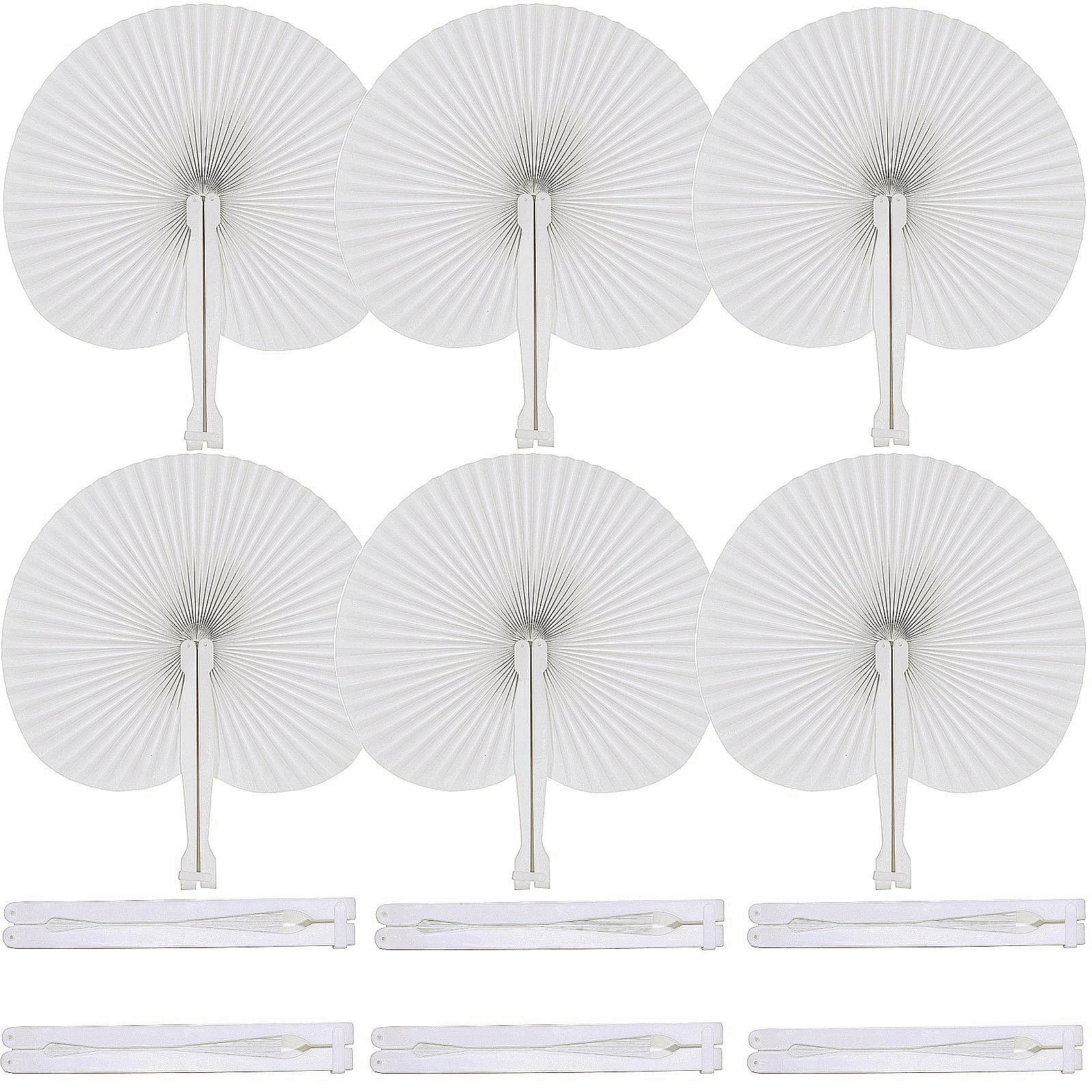 Plastic Paper Hand Fans (not rental items) climate rental for weddings, showers, birthdays and corporate events