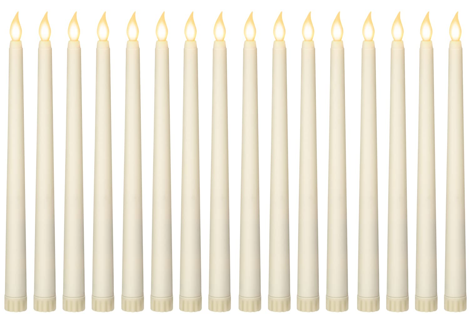 Battery Operated Taper Candles candles rental for weddings, showers, birthdays and corporate events