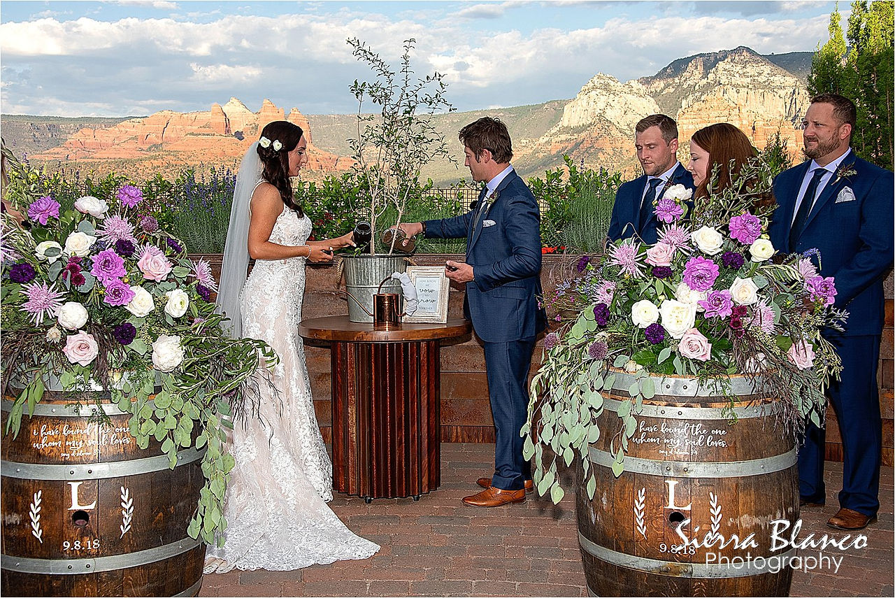 Luxury Sedona Destination Wedding Ceremony and Reception
