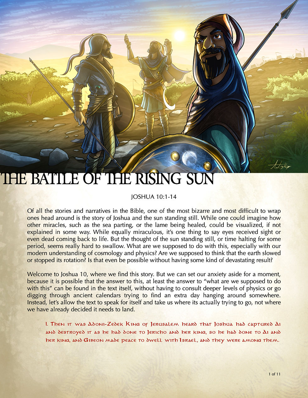 GRAFCOM - Battle of the Rising Sun - Joshua 10.1