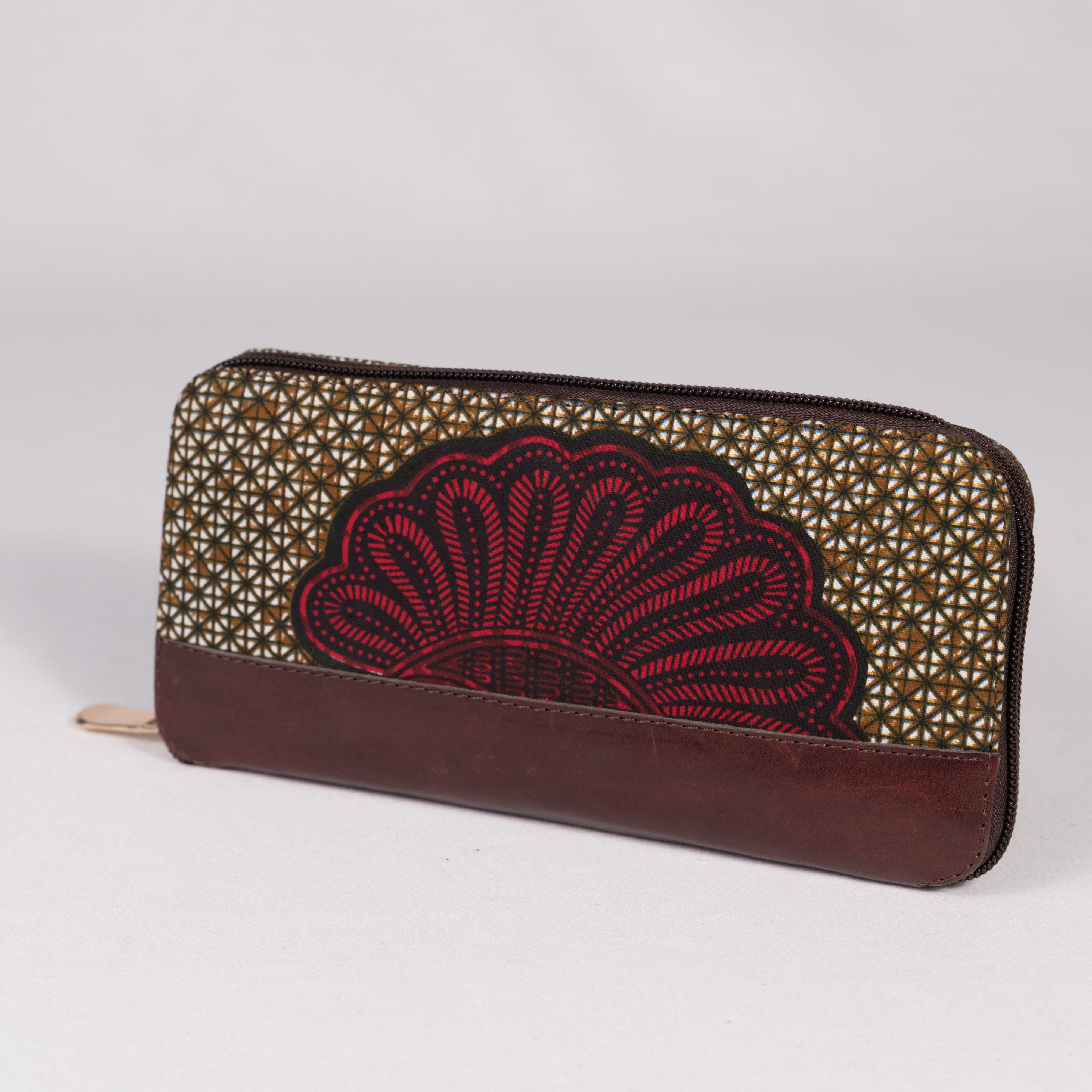 Wepia Wax Wallet - red/brown