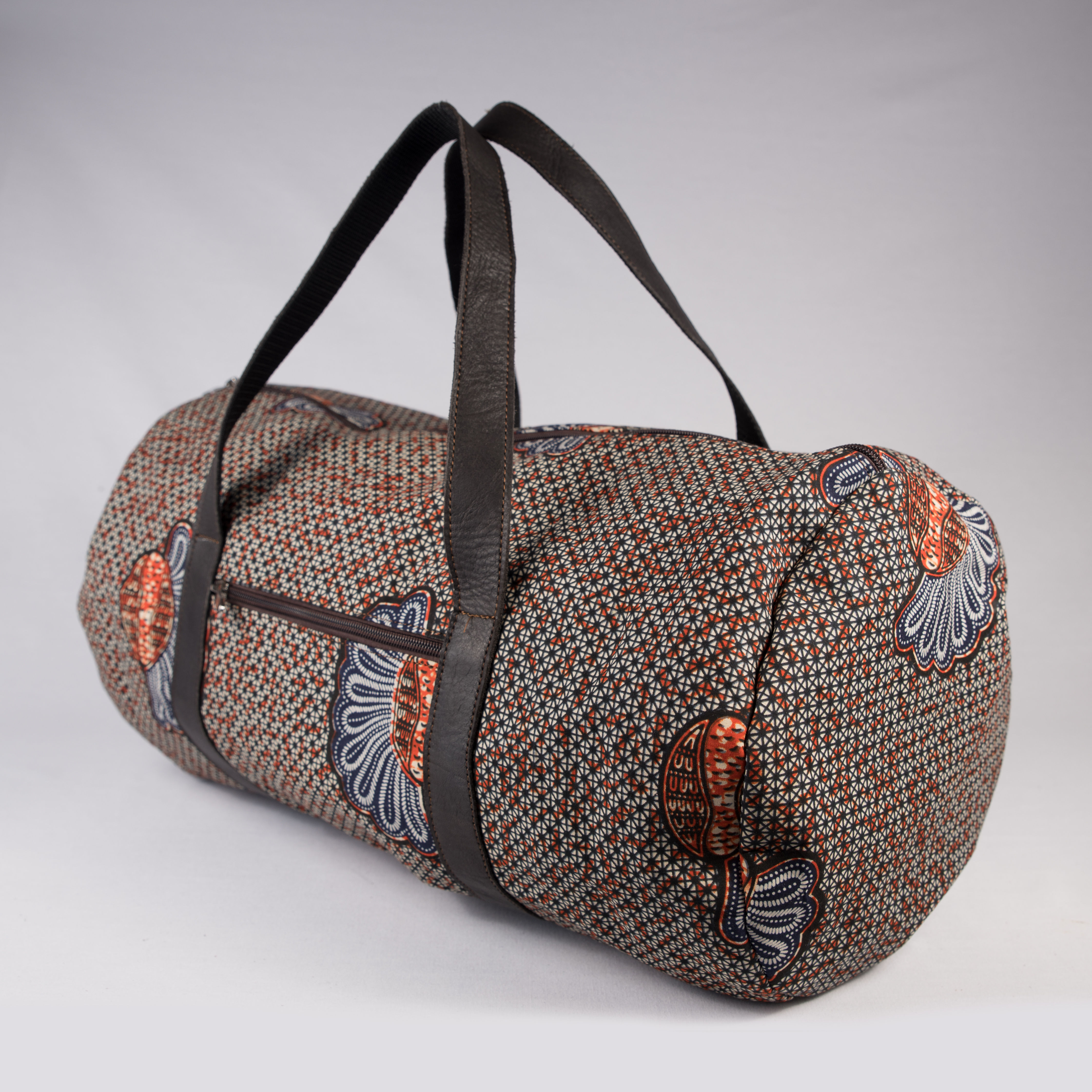 Madame Dakar Sportsbag - African Wax Print - Autumn