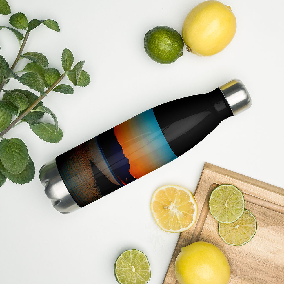 Fire in the Sky Stainless Steel Water Bottle