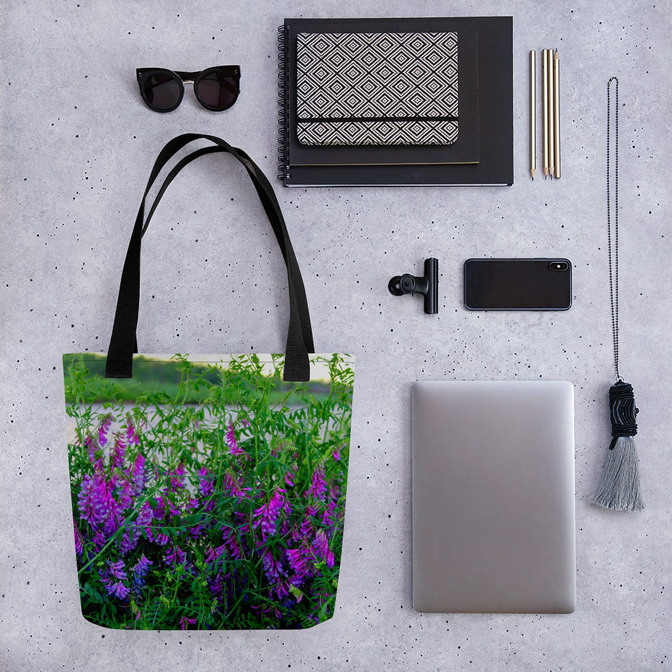 vicia villosa Tote bag