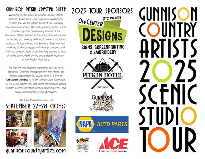 2025 Scenic Studio Tour Map