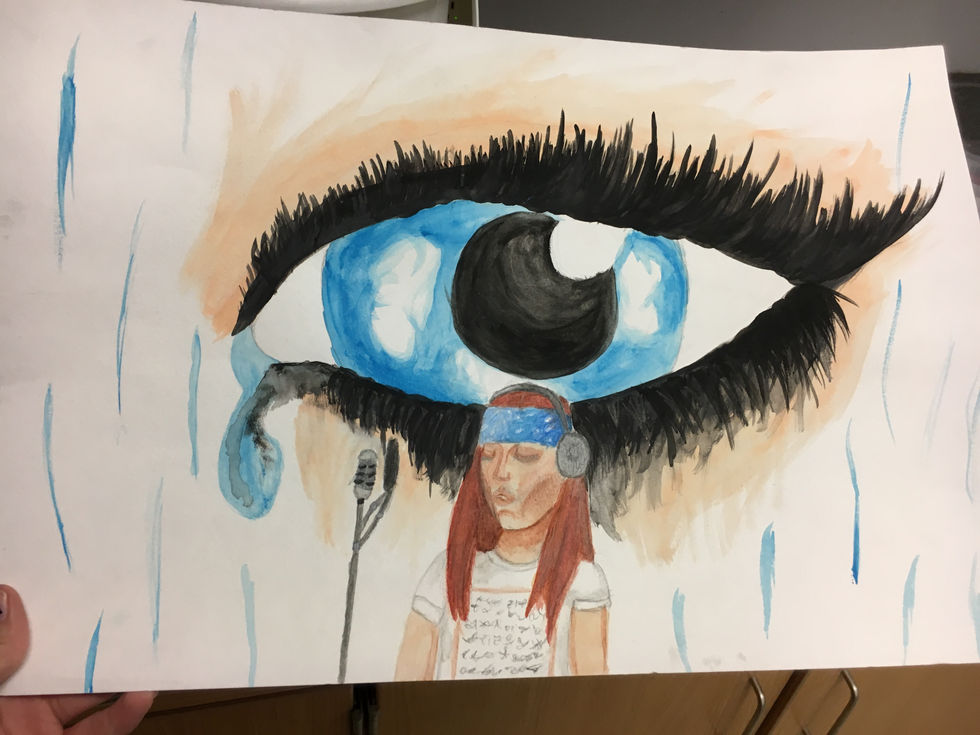 Watercolor, 2016, Don't You Cry/ Patience (GnR)