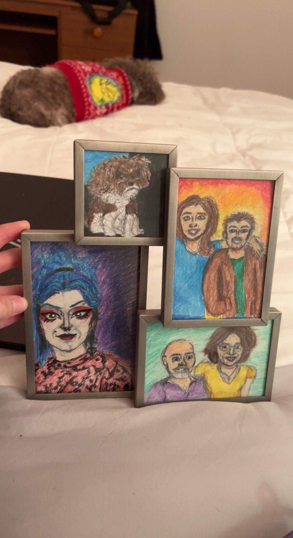 Family portrait. Colored Pencil. 2022.