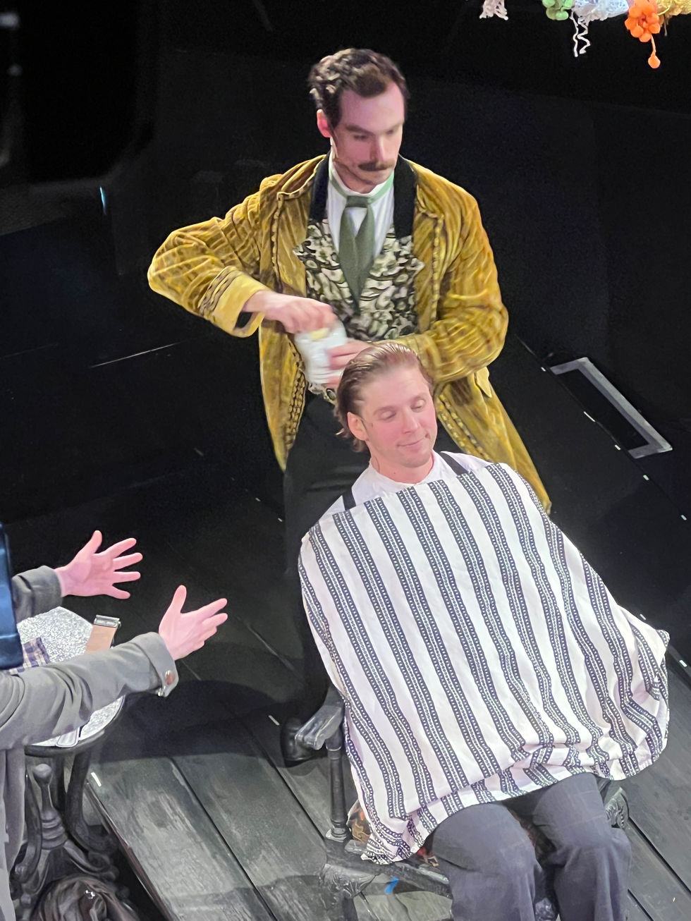 Sweeney Todd. Derby Dinner Playhouse. 2024. Pirelli & Volunteer during The Contest.