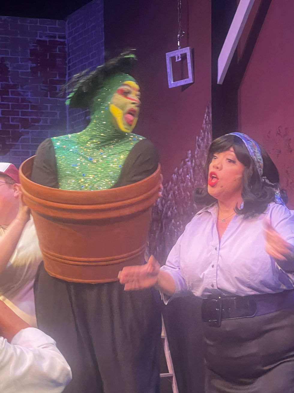 Little Shop of Horrors. Pandora Productions. 2024. Audrey II & Urchin