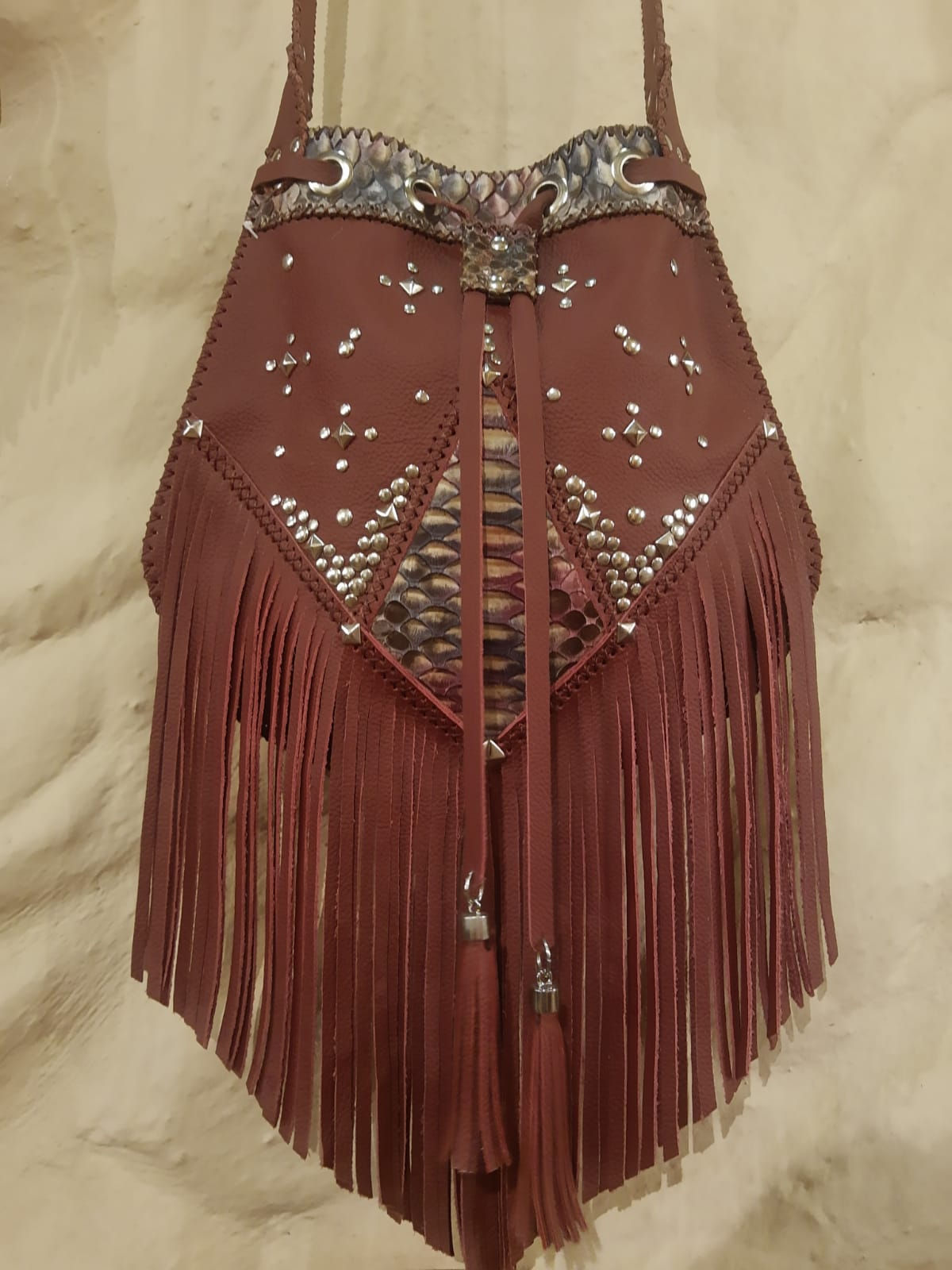 Bolsa Shamanic Python Bicolor P