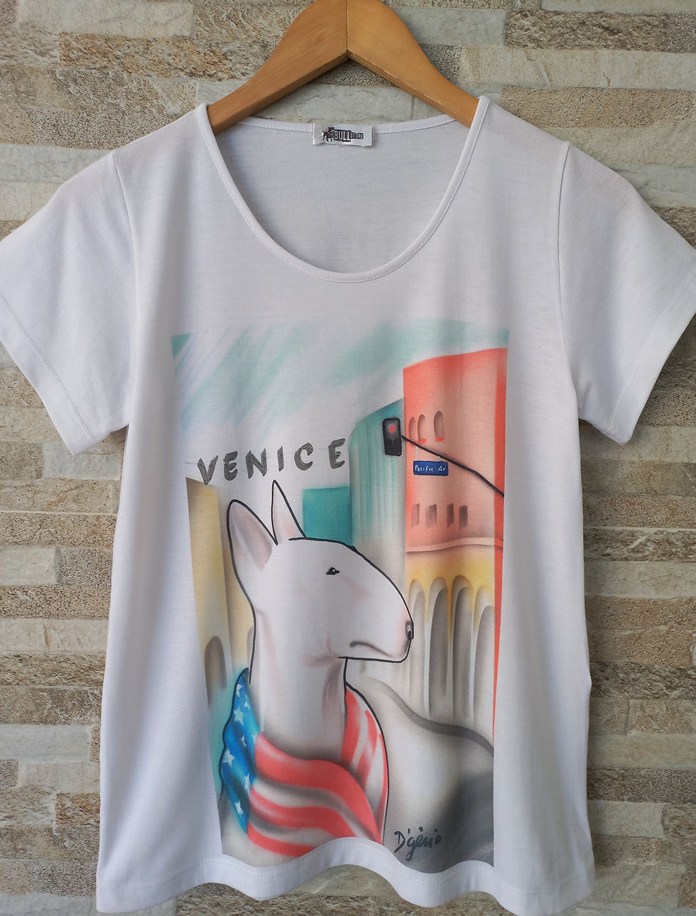 Camiseta Bull Venice Branca