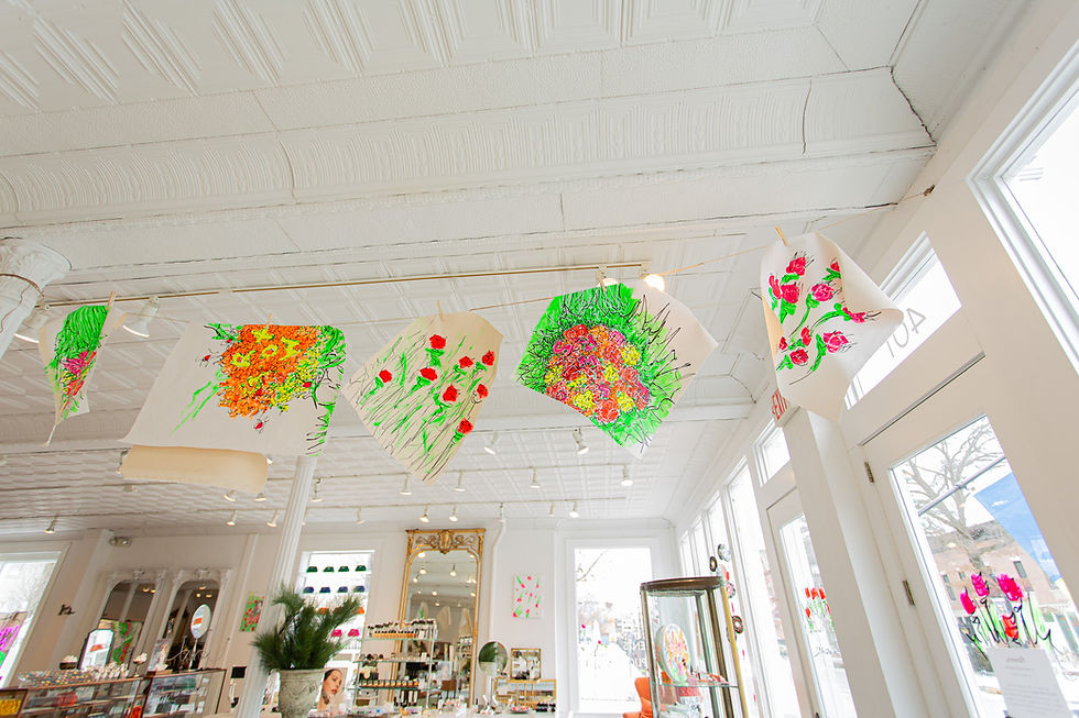 flowers. installation at Face Stockholm