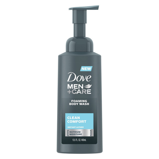 GROOMED: DOVE MEN+CARE CLEAN COMFORT FOAMING BODY WASH