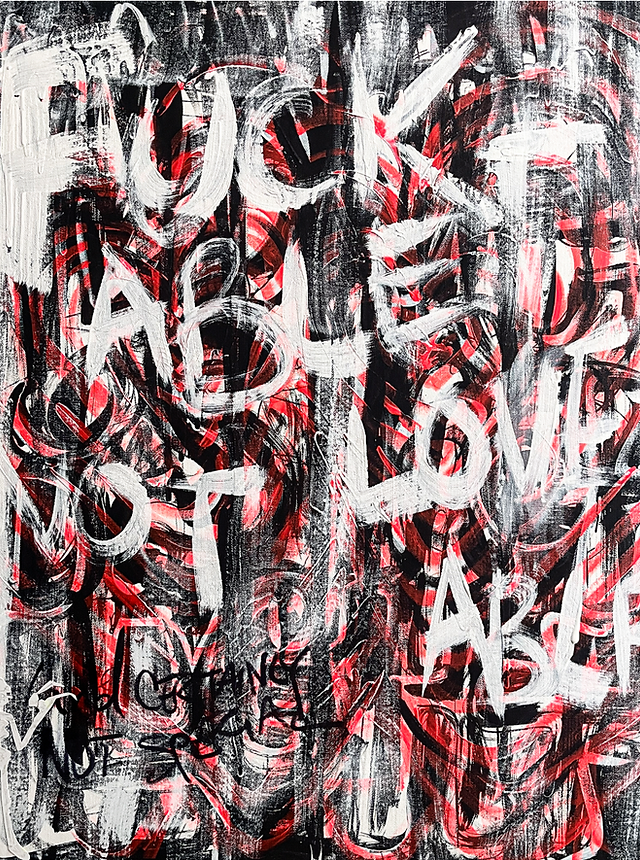 #fuckable - 11X14" $65