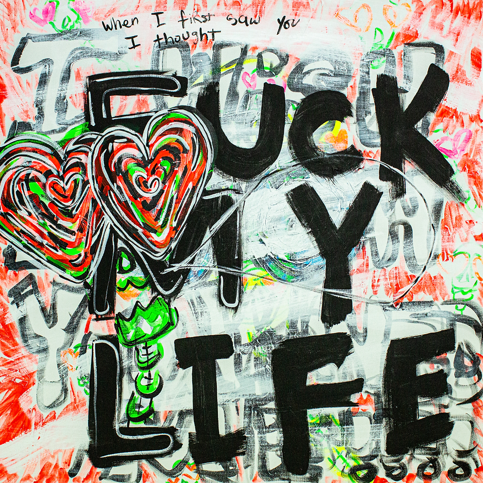 FML, 14X14", $65