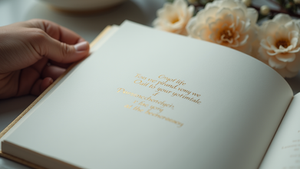 Poetic Artistry and Graphic Design in Custom Keepsakes