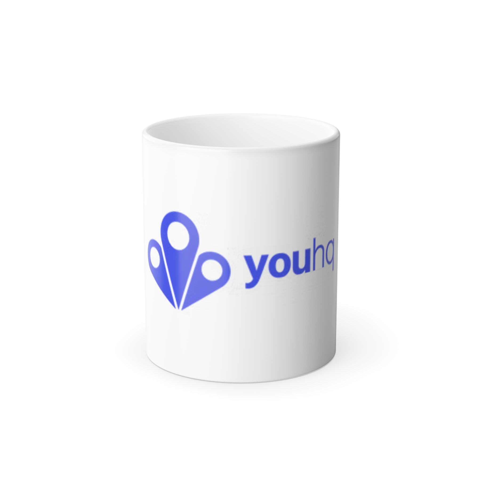 Color-Changing 11oz Mug — Youhap Logo Heat Reveal
