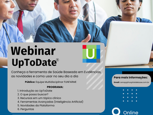 Webinar UpToDate: Confira as datas dos próximos treinamentos