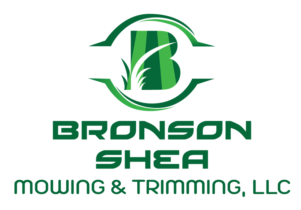 Bronson Shea Mowing And Trimming, LLC lawn care logo