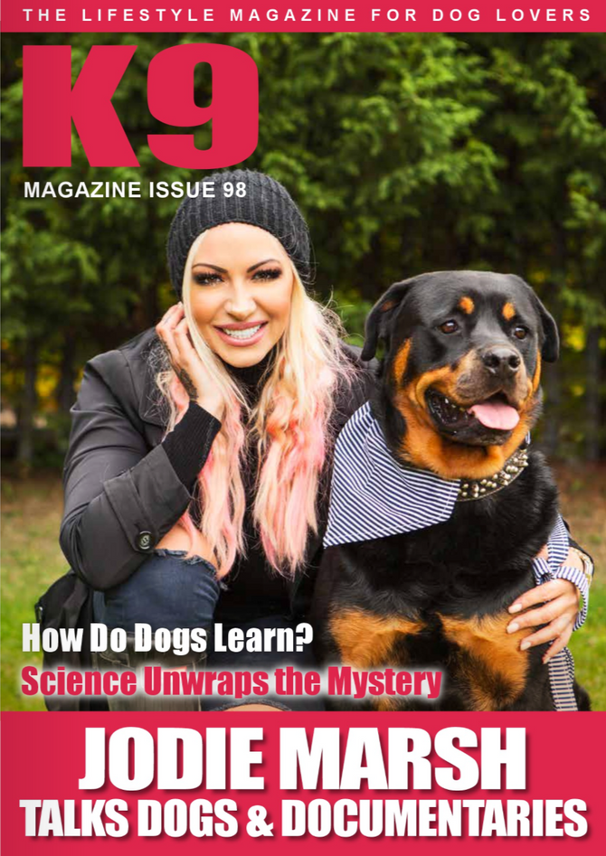 K9 Magazine shoot with Jodie Marsh