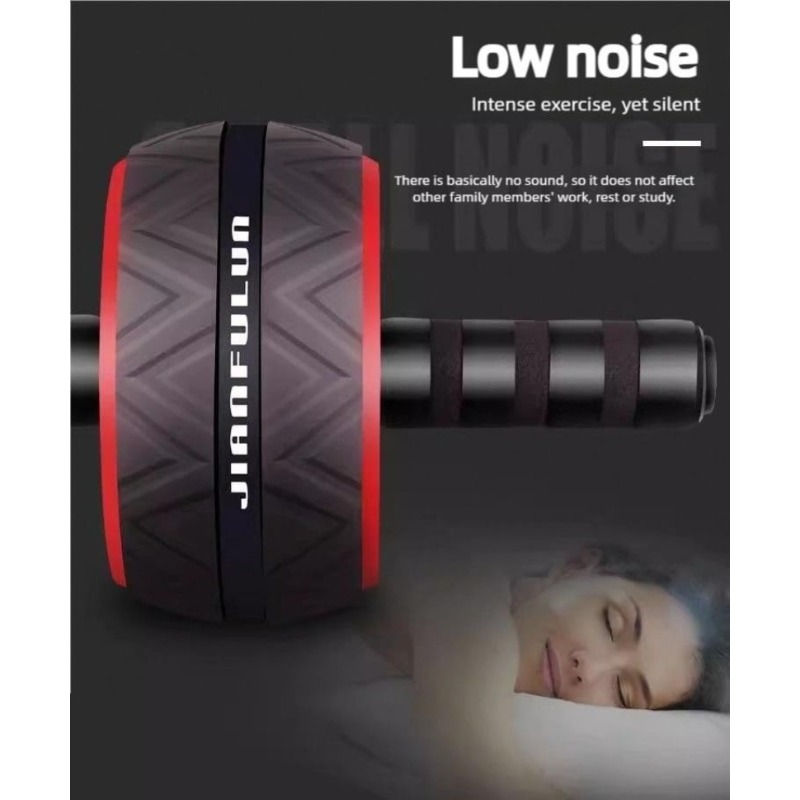 Thumbnail: Silent Non-Slip Ab Roller Wheel-Premium Abdominal Exercise Equipment for Home Gy