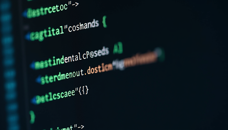 Vue rapprochée d’un terminal sombre affichant un script python web scraping en cours d’exécution avec des éléments HTML surlignés