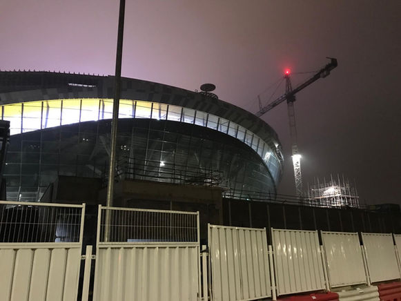 Tottenham Hotspur Stadium Cranes