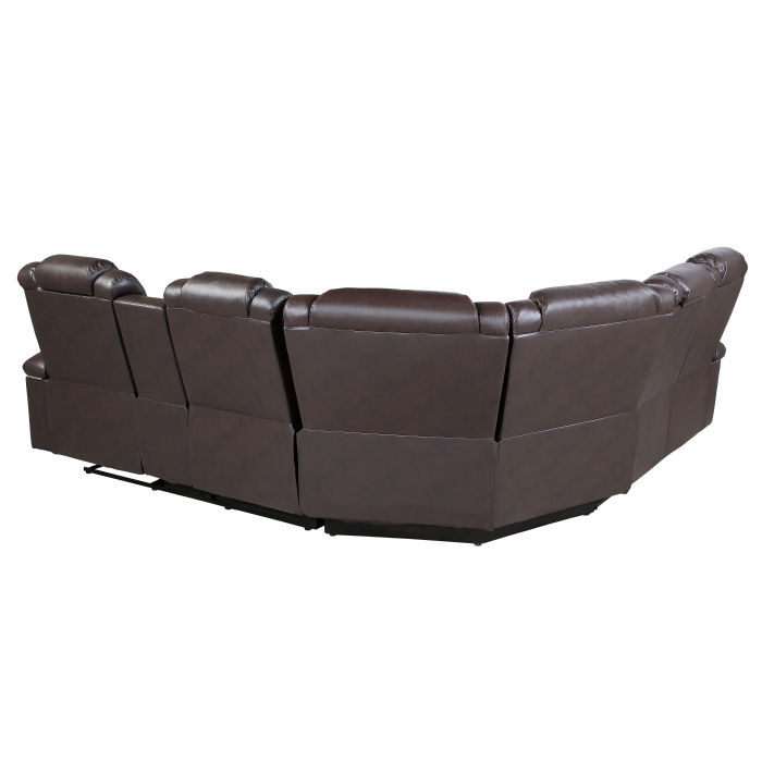Miniatura: Calean 3-Piece Power Reclining Sectional