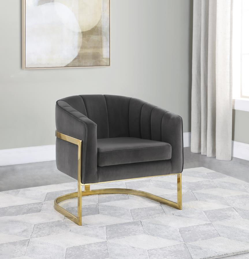 Joey Tufted Barel Accent Chair