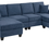 Miniatura: Barry Double Chaise Sectional