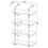 Thumbnail: Elmcrest 24-inch 4-shelf Wall Bookshelf Rustic Oak
