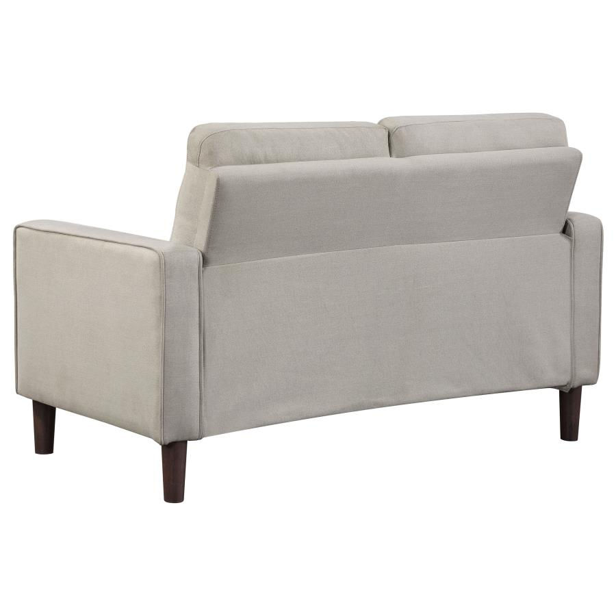 Miniatura: Bowen 2-piece Upholstered Track Arm Tufted Sofa Set Beige
