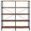 Thumbnail: Analiese 63-inch 4-shelf Double Bookshelf Rustic Nutmeg